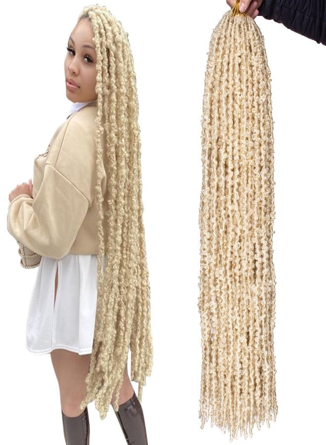 زيد ار كيو شعر كروشيه ZRQ Butterfly Locs، عبوتان، طول 30 بوصة، شعر كروشيه أشقر مُجهز مسبقًا، وصلات شعر كروشيه Butterfly Locs، طبيعي للغاية، ملفوف مسبقًا #613 - Image 1